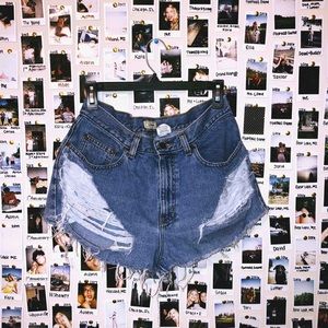 Vintage jean shorts 2